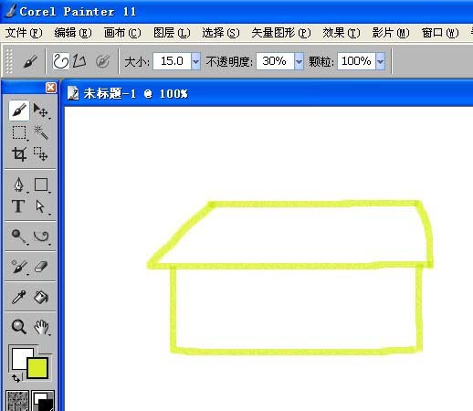 painter利用畫筆馬克筆畫圖的詳細操作步驟截圖