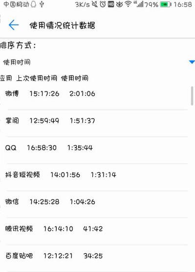 華為手機(jī)查看使用記錄的操作教程截圖