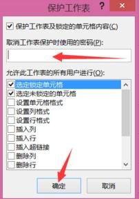 excel2013為指定單元格加密的操作方法截圖