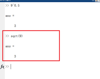 Matlab中根號(hào)表示的教程介紹截圖