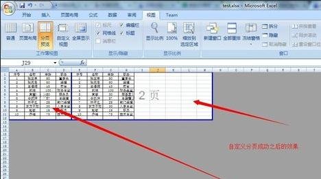 excel2007設(shè)置分頁符的詳細(xì)操作教程截圖