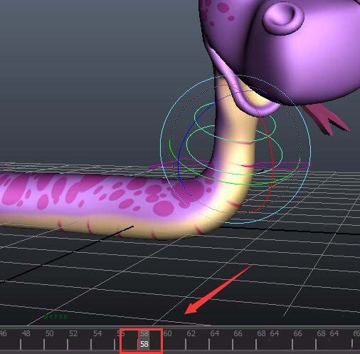 maya制作蛇游動(dòng)動(dòng)畫的操作方法截圖