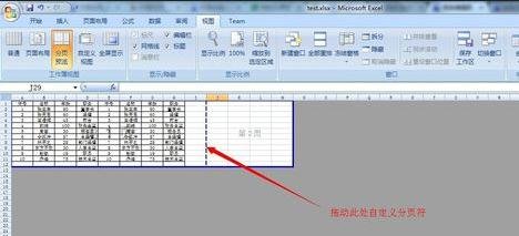 excel2007設(shè)置分頁符的詳細(xì)操作教程截圖