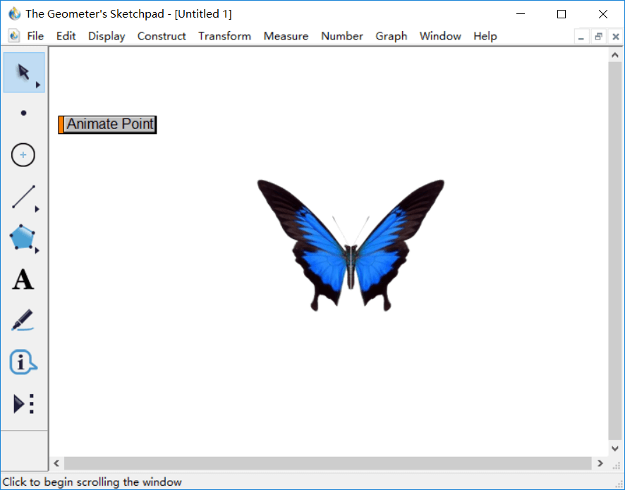 幾何畫板做出蝴蝶動畫的詳細過程截圖