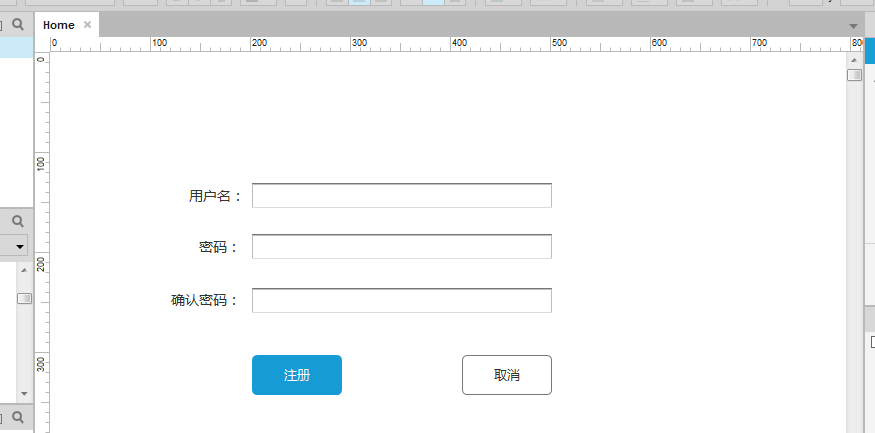 Axure RP 8.0創(chuàng)建注冊頁面原型的教程截圖
