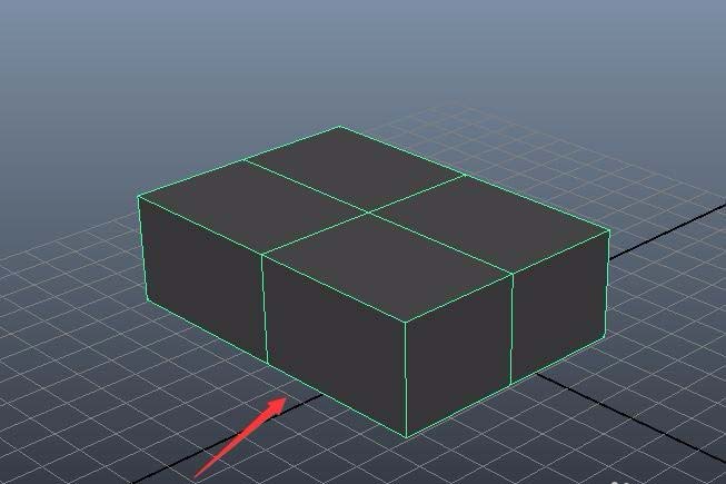 maya中建模的長方體分離邊的操作步驟截圖