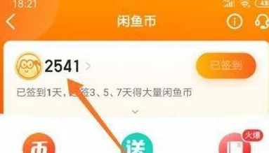 閑魚如何查看閑魚幣獲取記錄？閑魚查看閑魚幣獲取記錄明細圖文教程圖片3